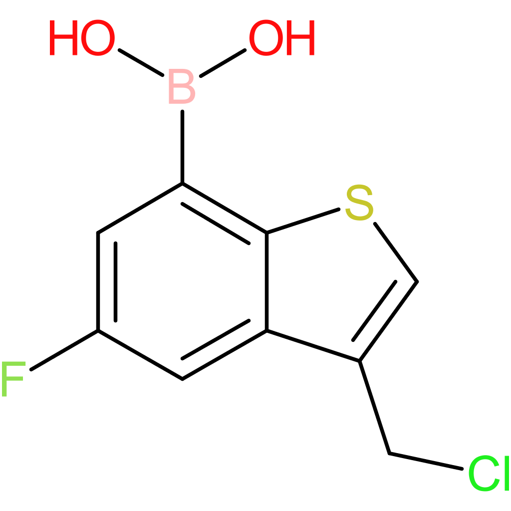 3-(chloromethyl)-5-fluorobenzothiophene-7-boronic acid