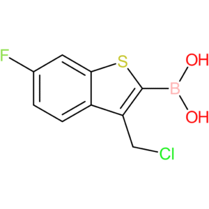 3-(chloromethyl)-6-fluorobenzothiophene-2-boronic acid
