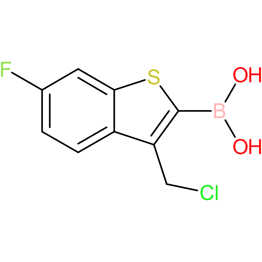 3-(chloromethyl)-6-fluorobenzothiophene-2-boronic acid
