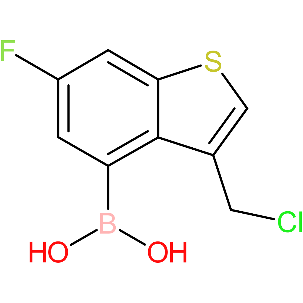 3-(chloromethyl)-6-fluorobenzothiophene-4-boronic acid