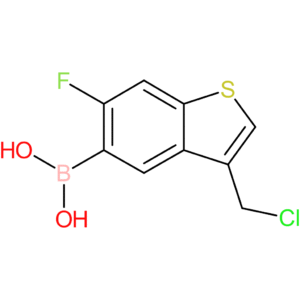 3-(chloromethyl)-6-fluorobenzothiophene-5-boronic acid