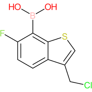 3-(chloromethyl)-6-fluorobenzothiophene-7-boronic acid