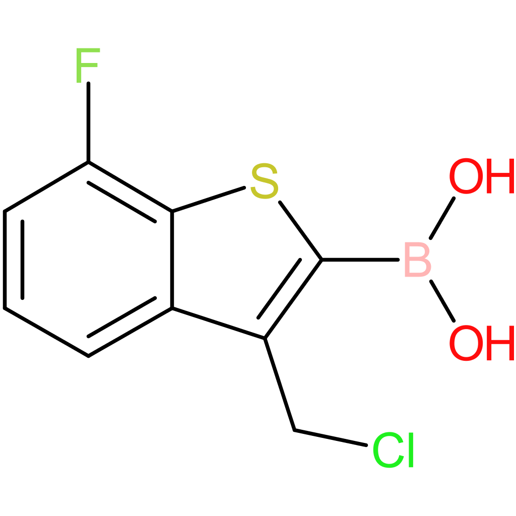 3-(chloromethyl)-7-fluorobenzothiophene-2-boronic acid