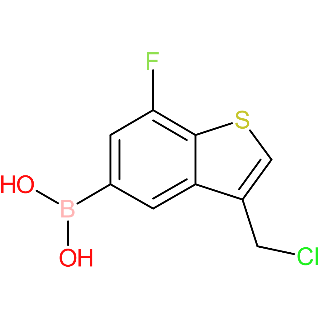3-(chloromethyl)-7-fluorobenzothiophene-5-boronic acid