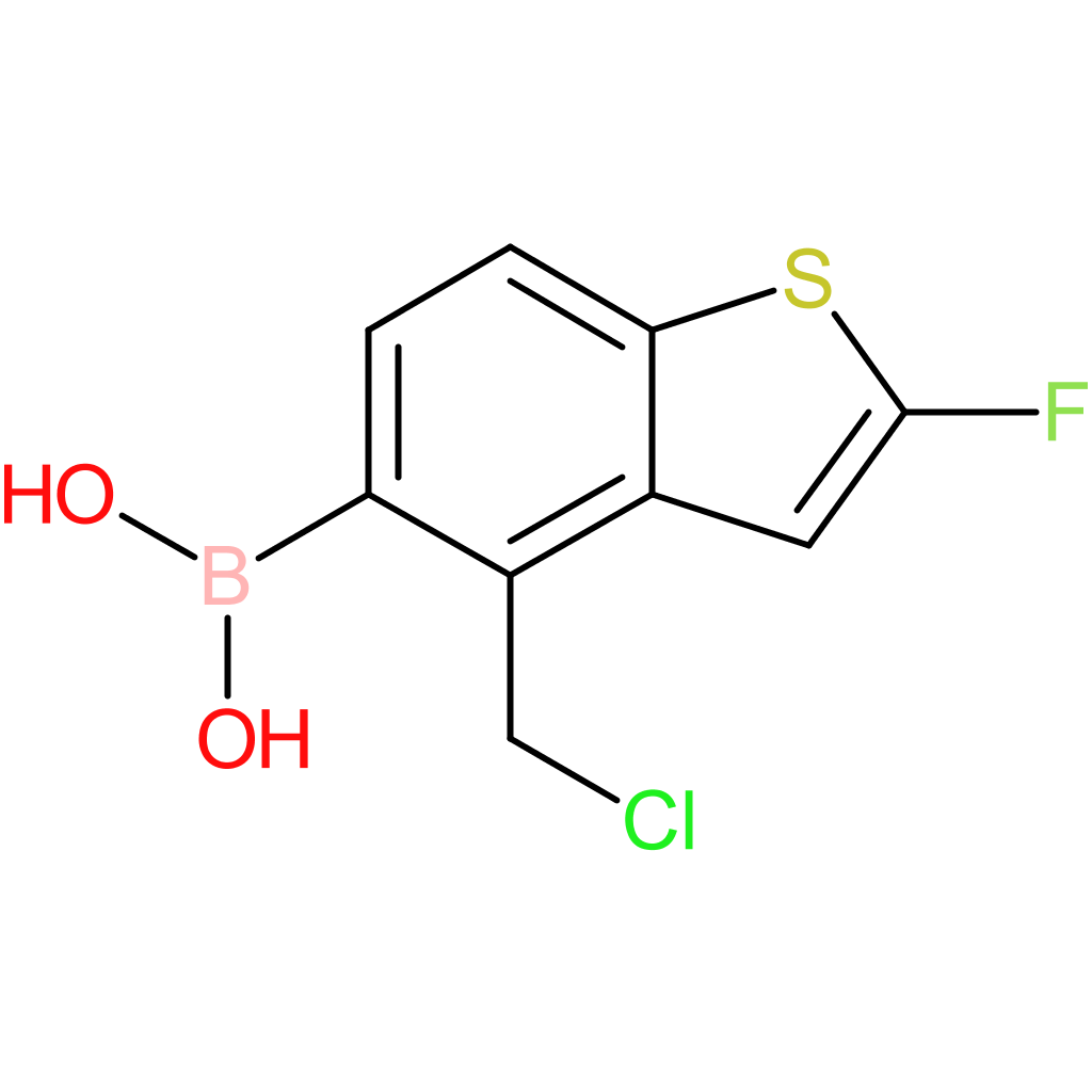 4-(chloromethyl)-2-fluorobenzothiophene-5-boronic acid