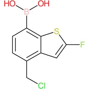 4-(chloromethyl)-2-fluorobenzothiophene-7-boronic acid