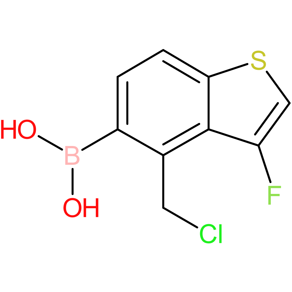 4-(chloromethyl)-3-fluorobenzothiophene-5-boronic acid