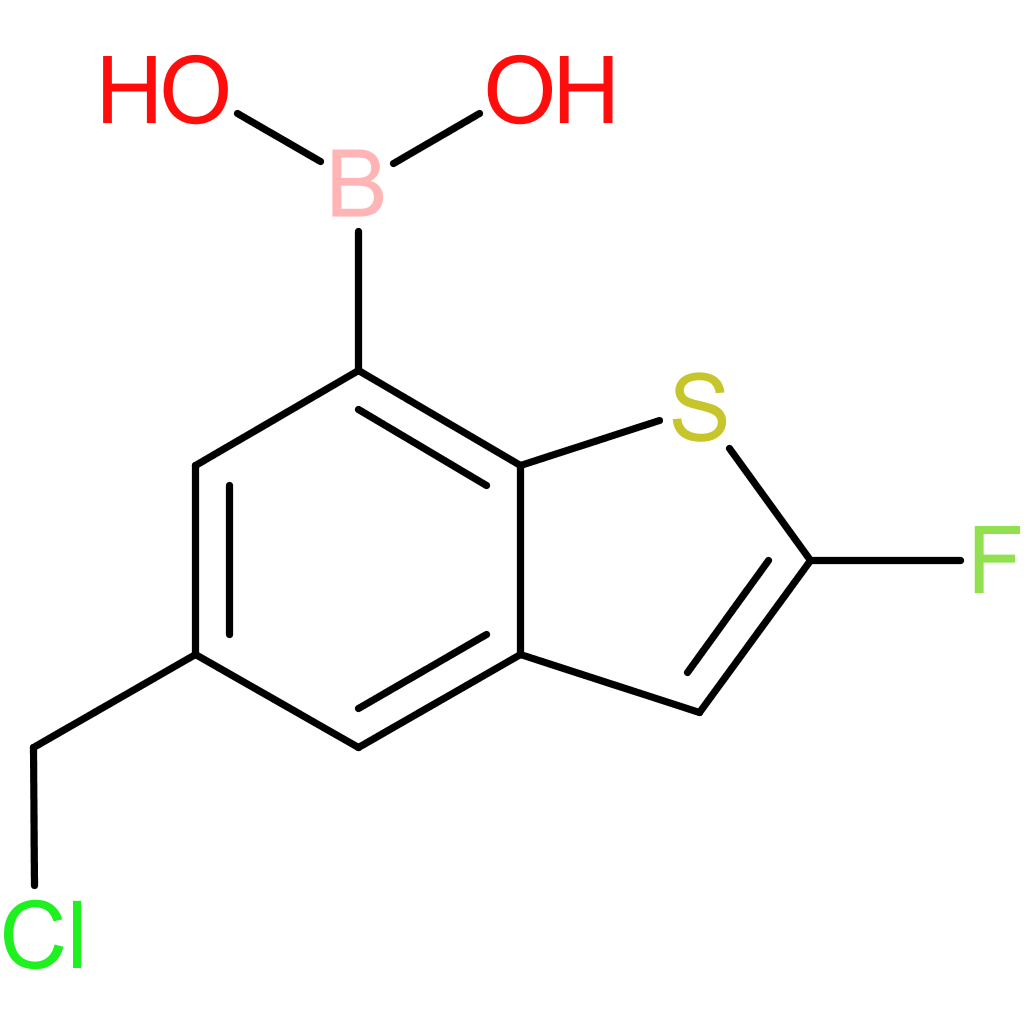 5-(chloromethyl)-2-fluorobenzothiophene-7-boronic acid