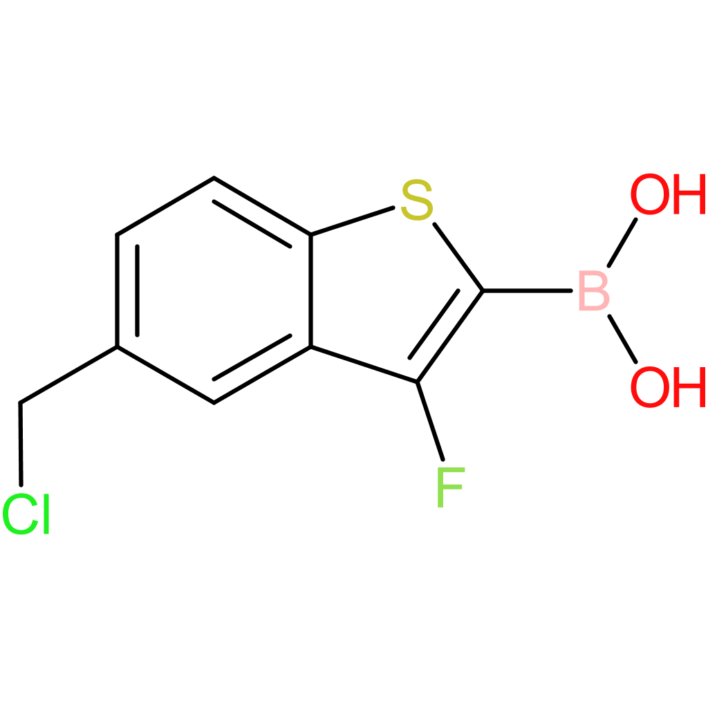 5-(chloromethyl)-3-fluorobenzothiophene-2-boronic acid