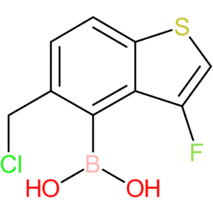 5-(chloromethyl)-3-fluorobenzothiophene-4-boronic acid