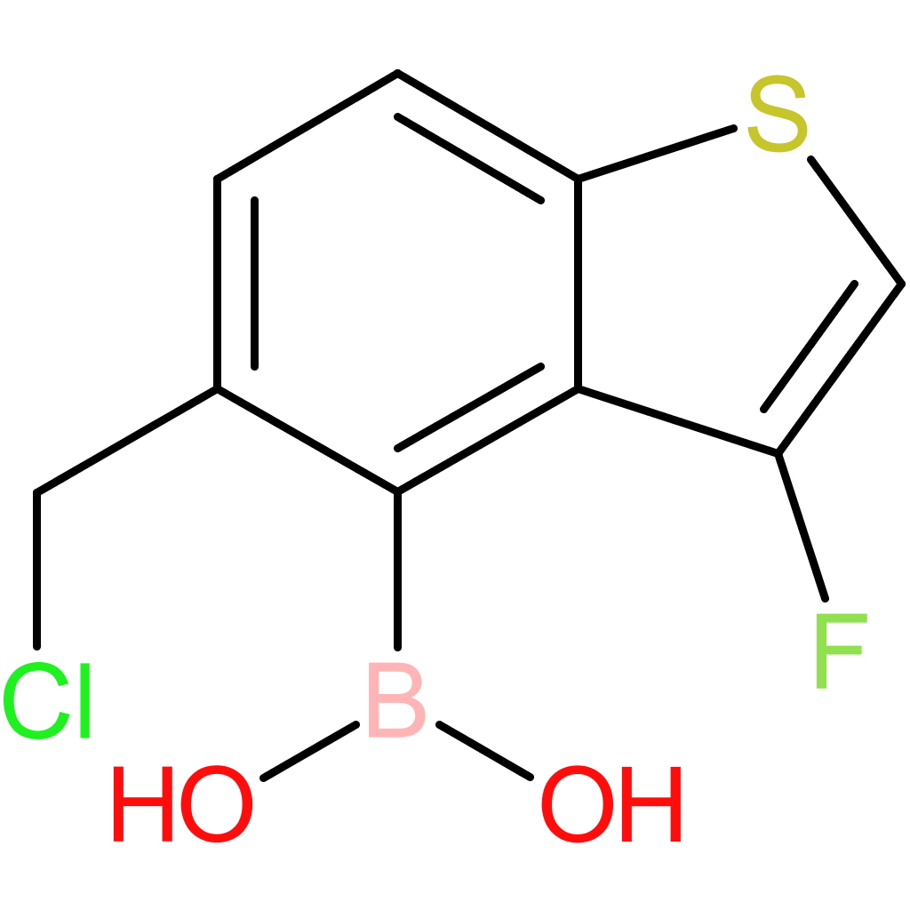 5-(chloromethyl)-3-fluorobenzothiophene-4-boronic acid