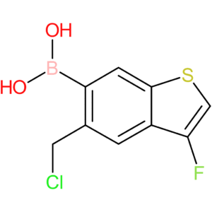 5-(chloromethyl)-3-fluorobenzothiophene-6-boronic acid