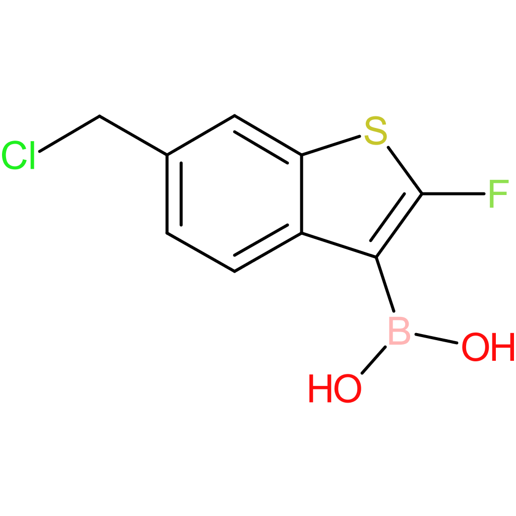 6-(chloromethyl)-2-fluorobenzothiophene-3-boronic acid