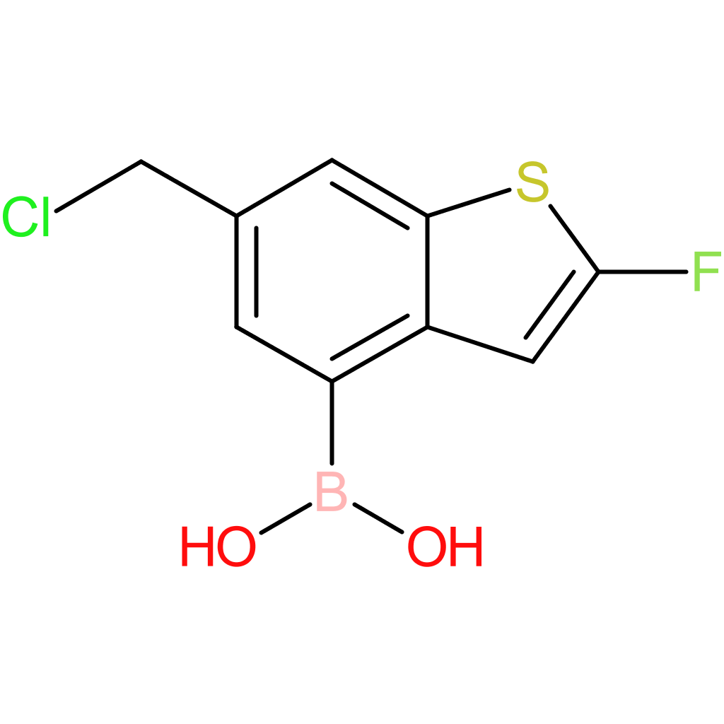6-(chloromethyl)-2-fluorobenzothiophene-4-boronic acid