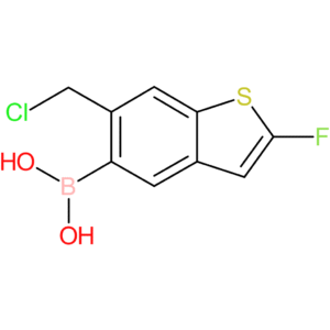 6-(chloromethyl)-2-fluorobenzothiophene-5-boronic acid