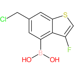 6-(chloromethyl)-3-fluorobenzothiophene-4-boronic acid