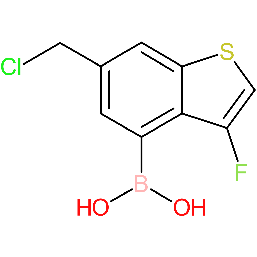 6-(chloromethyl)-3-fluorobenzothiophene-4-boronic acid