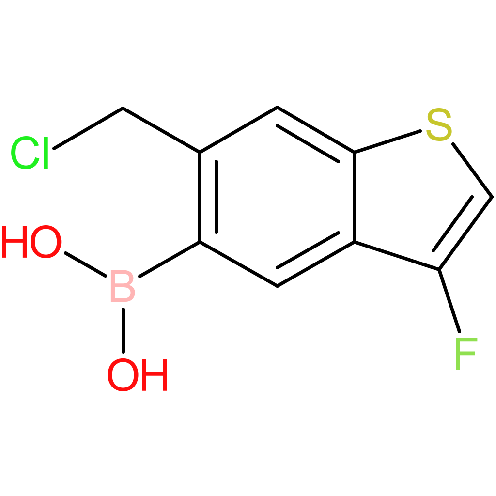 6-(chloromethyl)-3-fluorobenzothiophene-5-boronic acid
