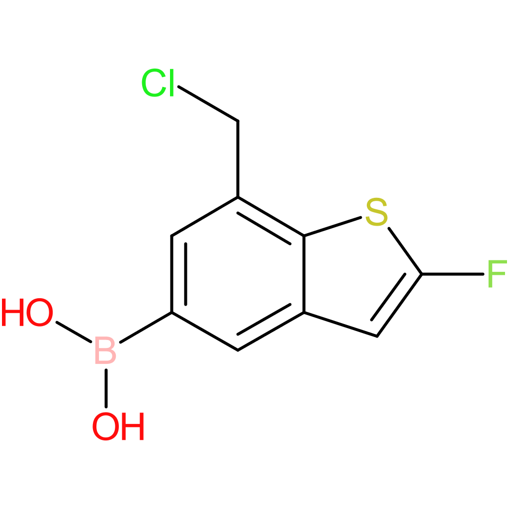 7-(chloromethyl)-2-fluorobenzothiophene-5-boronic acid