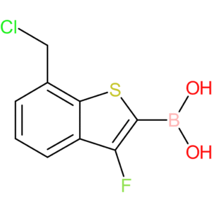 7-(chloromethyl)-3-fluorobenzothiophene-2-boronic acid