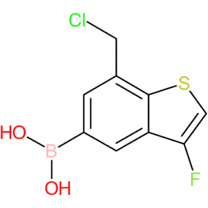 7-(chloromethyl)-3-fluorobenzothiophene-5-boronic acid