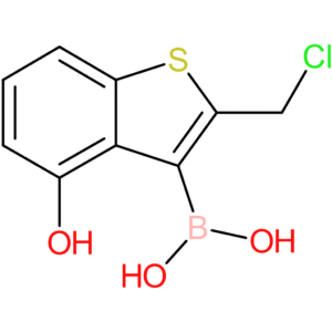 2-(chloromethyl)-4-hydroxybenzothiophene-3-boronic acid