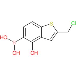 2-(chloromethyl)-4-hydroxybenzothiophene-5-boronic acid