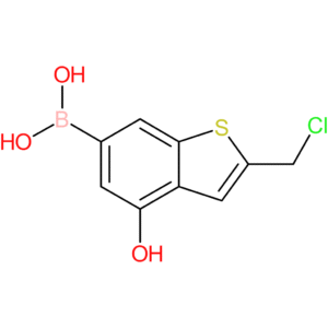 2-(chloromethyl)-4-hydroxybenzothiophene-6-boronic acid