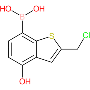 2-(chloromethyl)-4-hydroxybenzothiophene-7-boronic acid