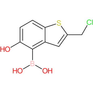 2-(chloromethyl)-5-hydroxybenzothiophene-4-boronic acid