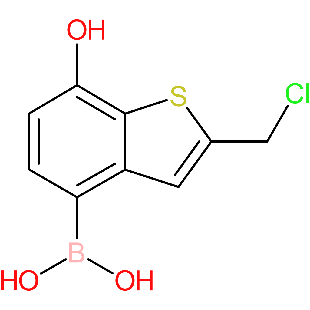 2-(chloromethyl)-7-hydroxybenzothiophene-4-boronic acid