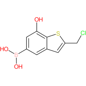 2-(chloromethyl)-7-hydroxybenzothiophene-5-boronic acid