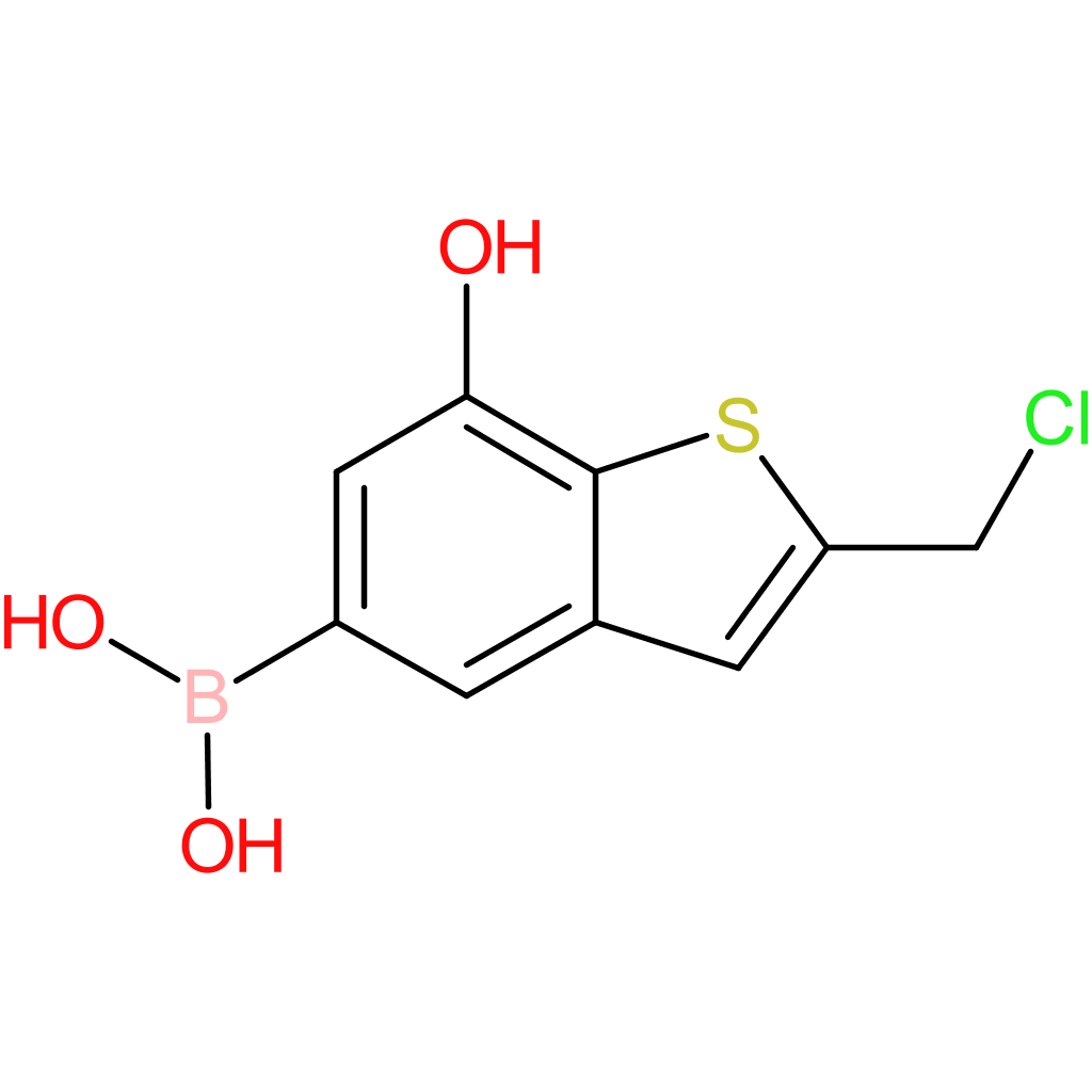 2-(chloromethyl)-7-hydroxybenzothiophene-5-boronic acid