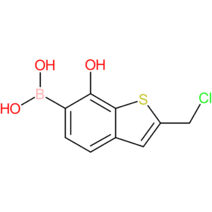 2-(chloromethyl)-7-hydroxybenzothiophene-6-boronic acid