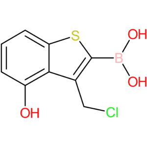 3-(chloromethyl)-4-hydroxybenzothiophene-2-boronic acid