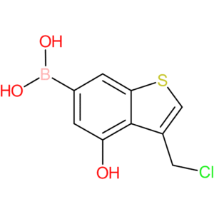 3-(chloromethyl)-4-hydroxybenzothiophene-6-boronic acid