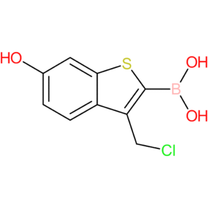3-(chloromethyl)-6-hydroxybenzothiophene-2-boronic acid