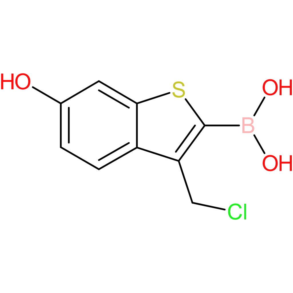 3-(chloromethyl)-6-hydroxybenzothiophene-2-boronic acid