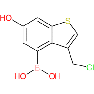 3-(chloromethyl)-6-hydroxybenzothiophene-4-boronic acid