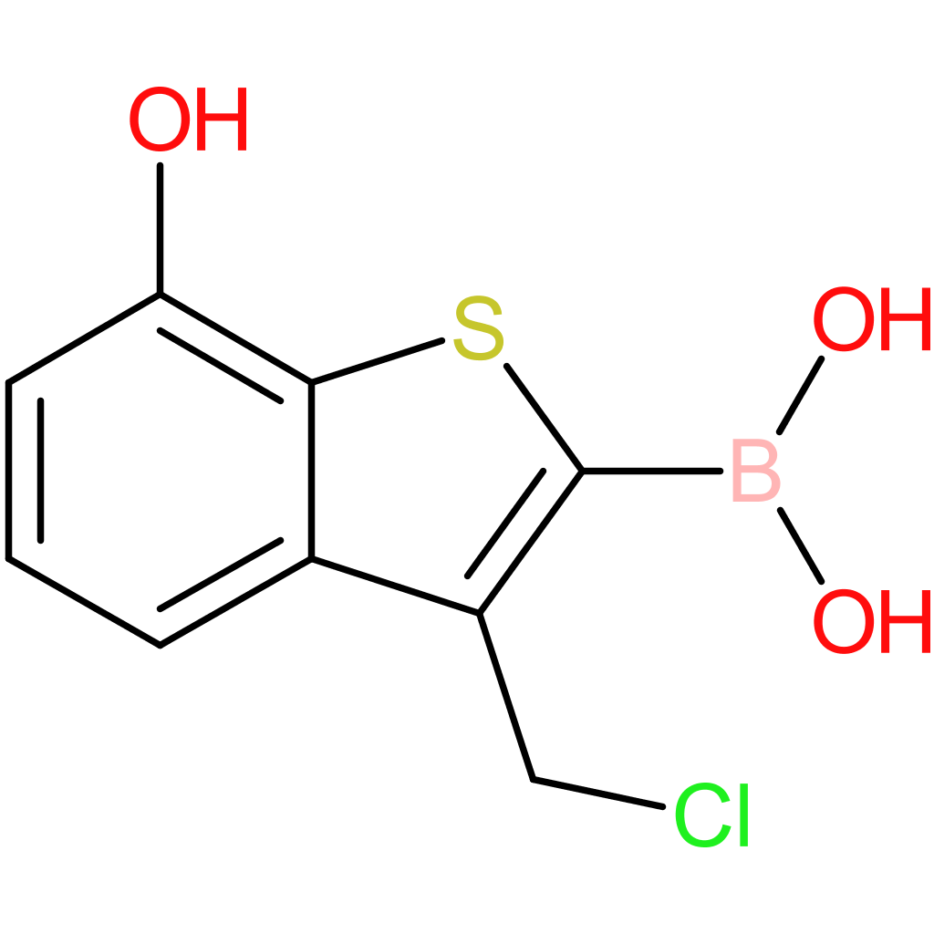 3-(chloromethyl)-7-hydroxybenzothiophene-2-boronic acid