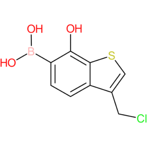 3-(chloromethyl)-7-hydroxybenzothiophene-6-boronic acid