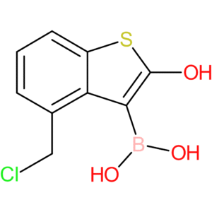 4-(chloromethyl)-2-hydroxybenzothiophene-3-boronic acid