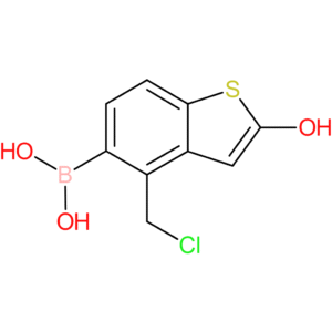4-(chloromethyl)-2-hydroxybenzothiophene-5-boronic acid