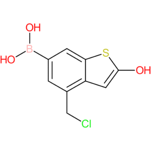 4-(chloromethyl)-2-hydroxybenzothiophene-6-boronic acid