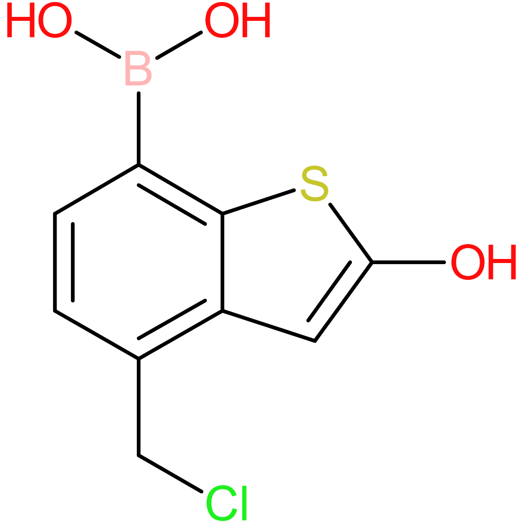4-(chloromethyl)-2-hydroxybenzothiophene-7-boronic acid