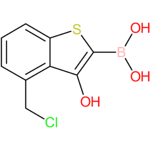 4-(chloromethyl)-3-hydroxybenzothiophene-2-boronic acid