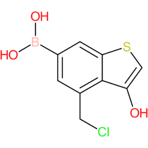 4-(chloromethyl)-3-hydroxybenzothiophene-6-boronic acid