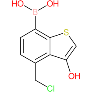 4-(chloromethyl)-3-hydroxybenzothiophene-7-boronic acid