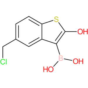 5-(chloromethyl)-2-hydroxybenzothiophene-3-boronic acid