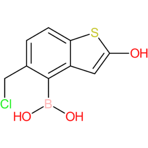 5-(chloromethyl)-2-hydroxybenzothiophene-4-boronic acid